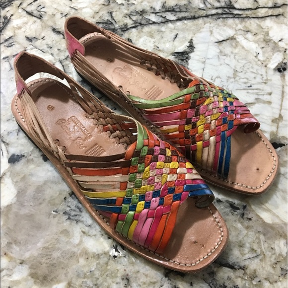 HandMade Leather Sandals NWOT - Picture 3 of 5